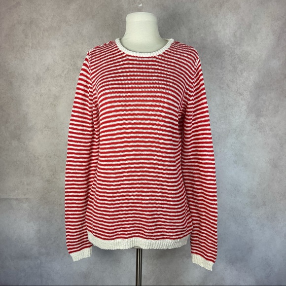 Trovata Sweaters - Trovata Birds Of Paradis Stripe Crewneck Sweater